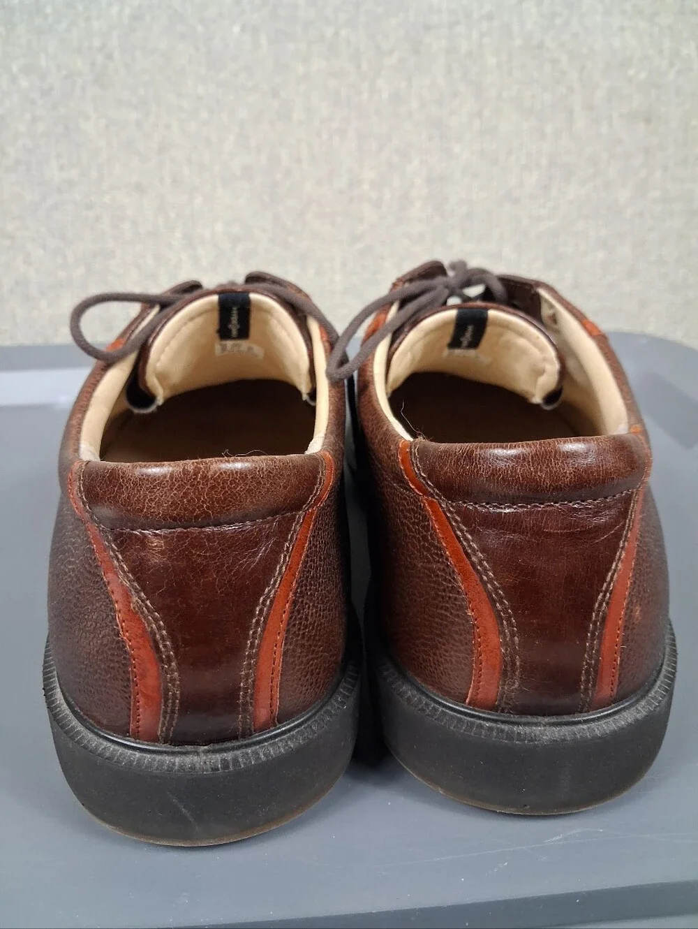 ECCO Tour Hybrid Hydromax Spikeless Golf Shoes EU 45 US 11-11.5 Brown Leather
